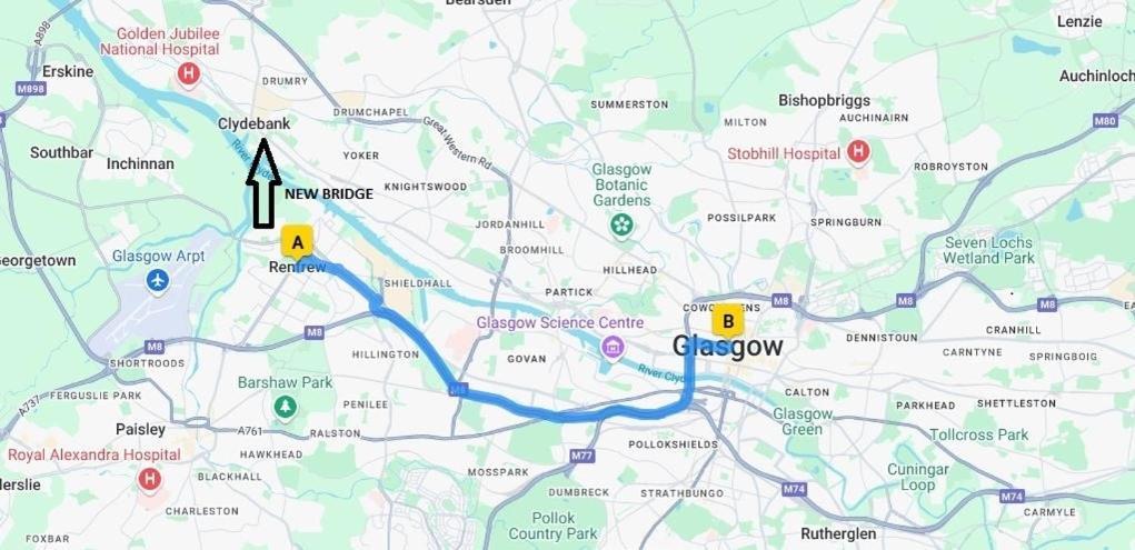 Glasgow Apartment Close To The Airport Renfrew Exterior foto